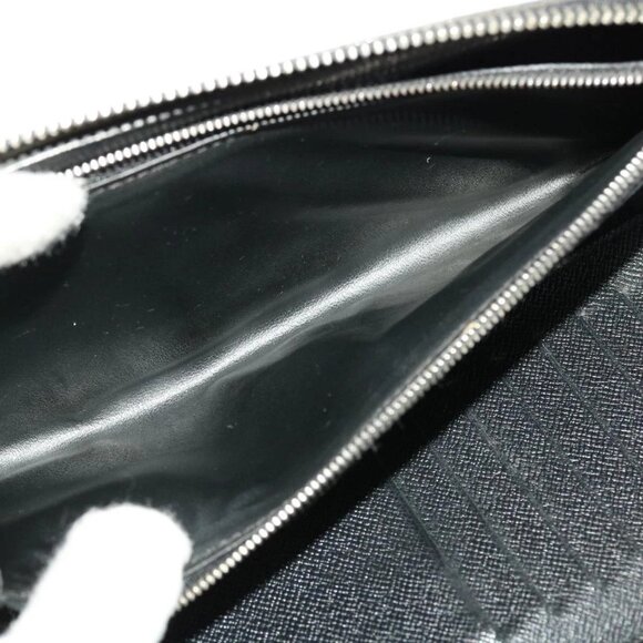 LOUIS VUITTON Damier Graphite Zippy Wallet Vertical N63095 LV Auth 42471 - Picture 10 of 15